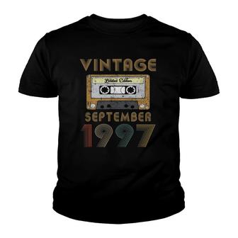 23 Years Old - Vintage Made In September 1997 23Rd Birthday Youth T-shirt - Seseable