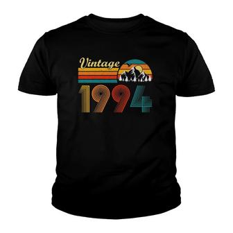 26Th Birthday Gift 26 Years Old Men Women Retro Vintage 1994 Youth T-shirt - Seseable