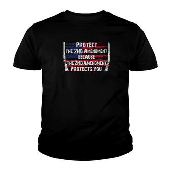 2Nd Amendment Gun Rights Protection Bear Firearms Youth T-shirt - Monsterry