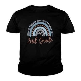 2Nd Grade Teacher Rainbow Second Grade Teacher Youth T-shirt - Seseable