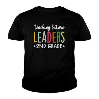 2Nd Grade Teacher Tee S Funny Teaching Future Leaders Youth T-shirt - Seseable