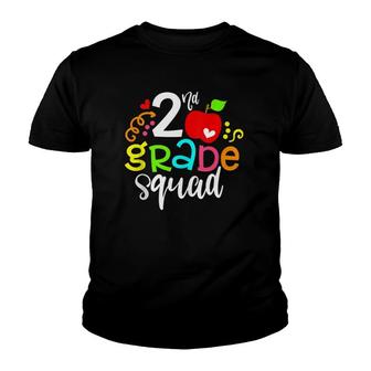 2Nd Second Grade Squad - Team 2Nd Grade - 2Nd Grade Teacher Youth T-shirt - Seseable