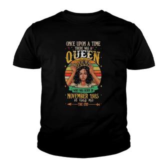 36 Years Old Birthday 36Th Birthday Queen November 1985 Ver2 Youth T-shirt - Seseable