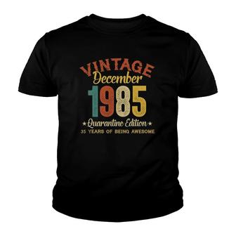 36 Years Old Gifts 36Th Birthday Gift Vintage December 1985 Ver2 Youth T-shirt - Seseable
