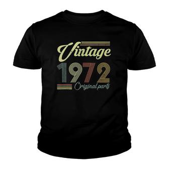 49 Years Old - Made In 1972 - Vintage 49Th Birthday Youth T-shirt - Seseable