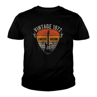 50 Years Old Vintage 1972 Limited Edition 50Th Birthday Youth T-shirt | Mazezy