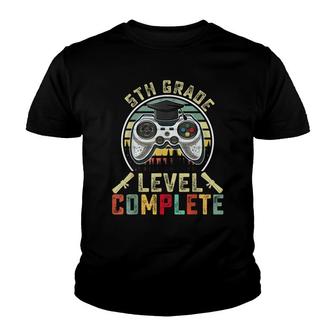 5Th Grade Level Complete Gamer 5Th Grade Graduation Gifts Youth T-shirt - Thegiftio UK