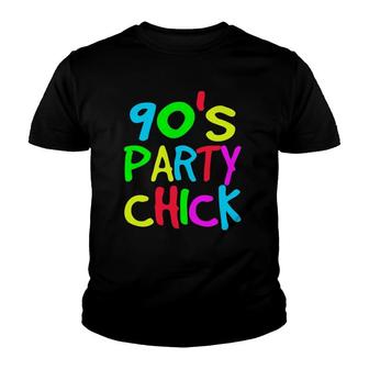 90S Party Chick 80S 90S Costume Party Tee Youth T-shirt | Mazezy CA