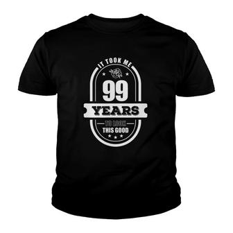 99Th Birthday Gifts For Men 99 Years Old Retro Grandpa 1923 Ver2 Youth T-shirt | Mazezy