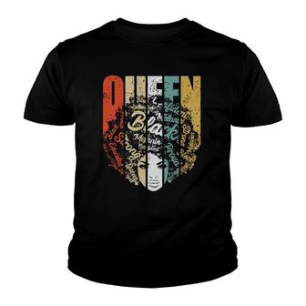 African American Educated Strong Black Woman Queen Youth T-shirt - Thegiftio UK