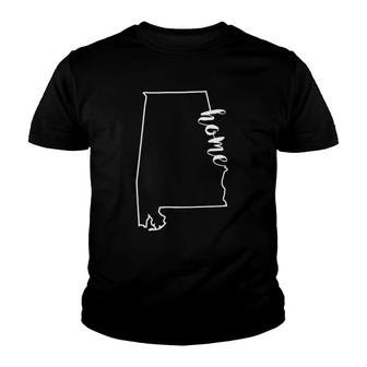 Alabama Home For Any Alabama Native Youth T-shirt - Thegiftio UK