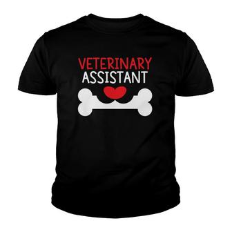 Animal Helper Veterinary Assistant Pawsitive Youth T-shirt | Mazezy