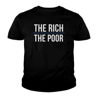 Anti Police Thin Blue Line Rich Vs Poor Activist Youth T-shirt - Thegiftio UK