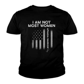 Aphasia Warrior Most Women Survivor Awareness Youth T-shirt - Thegiftio UK