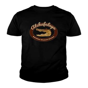 Atchafalaya National Wildlife Refuge Gator Youth T-shirt - Thegiftio UK