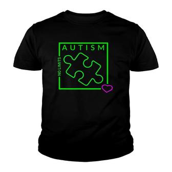 Autism Awareness No Limits Graphic Youth T-shirt - Thegiftio UK