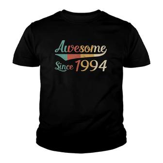 Awesome Since 1994 Vintage 26Th Birthday 26 Years Old Youth T-shirt - Seseable