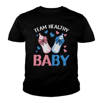 Baby Gender Reveal Party Gender Reveal Party Team Healthy Baby Youth T-shirt - Seseable