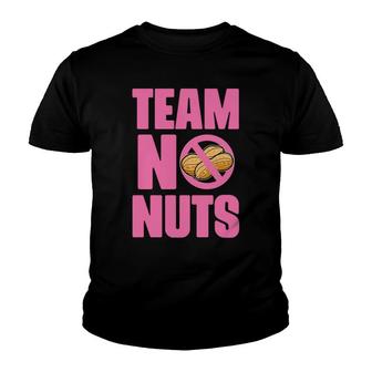 Baby Gender Reveal Party Gender Reveal Team No Nuts Girl Baby Youth T-shirt - Seseable