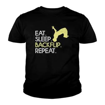 Back Gymnastics At Gymnastics Gymnast Youth T-shirt - Thegiftio UK
