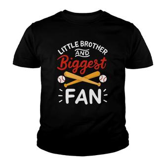 Baseball Little Brother Baseball Fans Youth T-shirt - Thegiftio UK