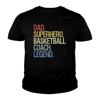 Basketball Coach Dad Sport V2 Youth T-shirt - Thegiftio UK