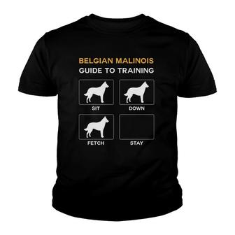 Belgian Malinois Guide To Training Dog Obedience Youth T-shirt - Seseable