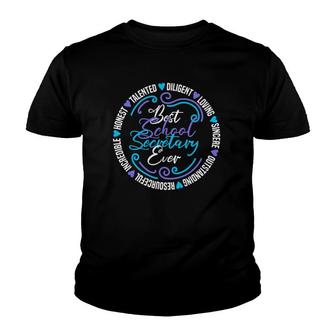 Best School Secretary Ever Funny School Secretary Youth T-shirt - Thegiftio UK