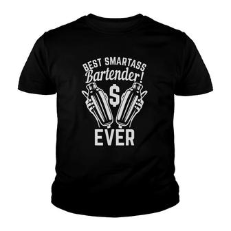 Best Smartass Bartender Ever Youth T-shirt - Thegiftio UK