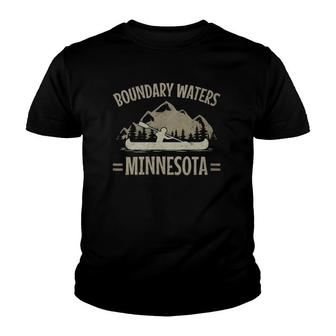 Boundary Waters Canoe Trip Minnesota Youth T-shirt | Mazezy