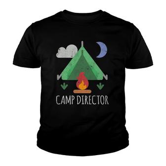Camp Director Funny Camping Youth T-shirt - Thegiftio UK