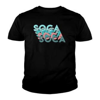 Caribbean Soca Wave Soca 2022 Youth T-shirt | Mazezy