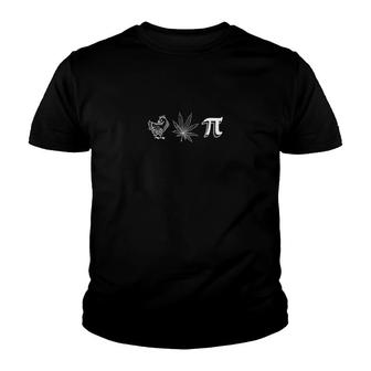 Chicken Pot Pie Pi Funny For Geeks And Stoners Youth T-shirt - Monsterry