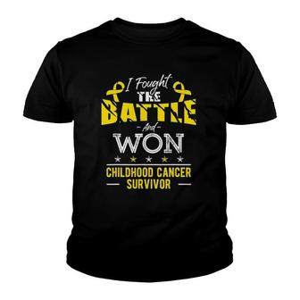 Childhood Cancer Awareness Cancer Survivor Fighter Youth T-shirt - Thegiftio UK