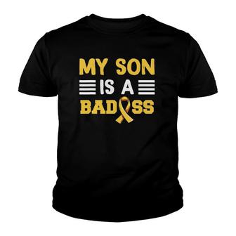 Childhood Cancer Design For A Dad Mom Of A Warrior Youth T-shirt - Thegiftio UK