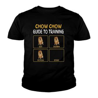 Chow Chow Guide To Training Dog Obedience Youth T-shirt - Seseable