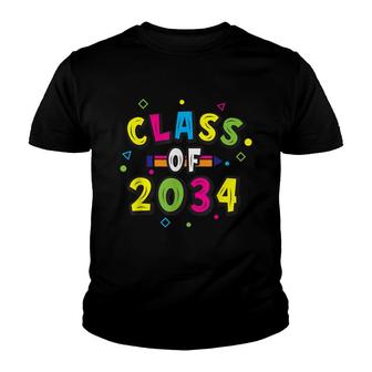 Class Of 2034 Grow With Me School Teacher Student Gift Youth T-shirt - Thegiftio UK