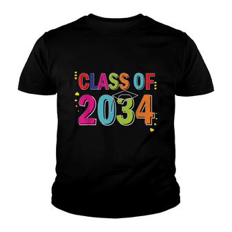 Class Of 2034 Grow With Me School Teacher Student Gift Youth T-shirt - Thegiftio UK