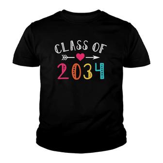 Class Of 2034 Pre-K Graduate Preschool Graduation Youth T-shirt - Seseable