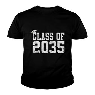 Class Of 2035 Grow With Me First Day Of School Graduation Youth T-shirt - Thegiftio UK