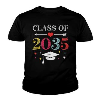 Class Of 2035 Grow With Me First Day Of School Youth T-shirt - Thegiftio UK