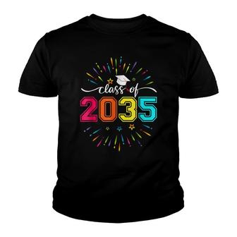 Class Of 2035 Kindergarten Pre K Grow With Me Graduation Youth T-shirt - Thegiftio UK