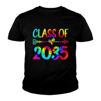 Class Of 2035 Kindergarten Pre K Grow With Me Graduation Youth T-shirt - Thegiftio UK
