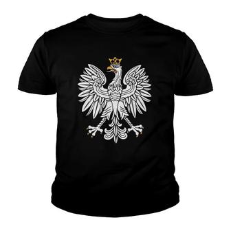 Classic Polish Eagle Tee Polski Orzel Poland Tee Youth T-shirt - Thegiftio UK