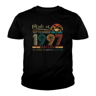 Classic September 1997 23Rd Birthday Gift 23 Years Old Youth T-shirt - Seseable