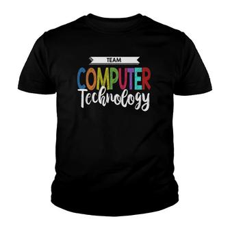 Computer Team Technology Teacher School V2 Youth T-shirt - Thegiftio