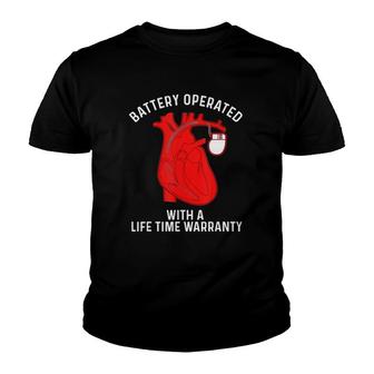 Cool Pacemaker Art For Men Women Artificial Heart Pacemaker V2 Youth T-shirt - Thegiftio UK