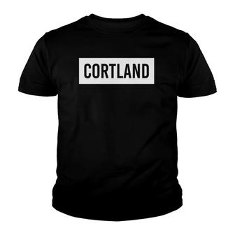 Cortland Ny New York Funny City Home Roots Usa Gift Youth T-shirt - Thegiftio UK