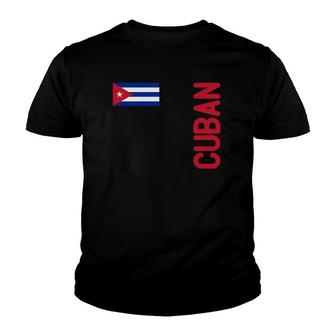 Cuban Flag And Cuba Roots Youth T-shirt - Thegiftio UK