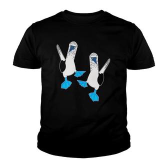 Cute Pair Of Funny Blue Footed Boobies Youth T-shirt - Thegiftio UK